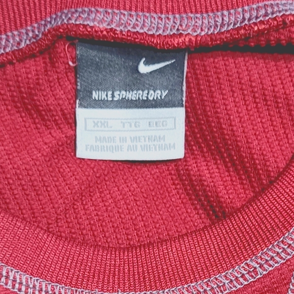 Maroon Nike Sport Tech T-Shirt - Picture 2 of 3